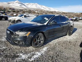 2012 Audi A6 3.0T Prestige with VIN WAUJGAFCXCN145963, listed as a Copart auction lot 48489425 with 103,277 mi miles and Salvage Title. Bid and sale history available at carsss.com. Image 1.