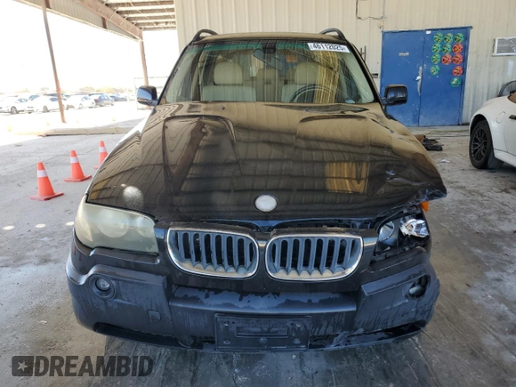 2005 BMW X3 3.0i with VIN WBXPA93435WD14234, listed as a Copart auction lot 46112025 with 114,353 mi miles and Salvage title. Bid and sale history available at DreamBid. Image 5.