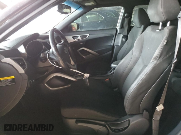 2017 Hyundai Veloster Value Edition with VIN KMHTC6AD1HU319500, listed as a Copart auction lot 49151125 with 103,938 mi miles and Clean Title. Bid and sale history available at carsss.com. Image 7.
