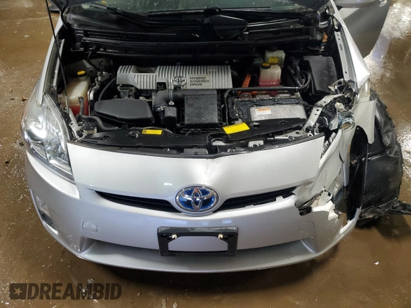 2010 Toyota Prius II with VIN JTDKN3DU6A0207518, listed as a Copart auction lot 50096585 with Not Provided miles and Salvage Title. Bid and sale history available at carsss.com. Image 11.