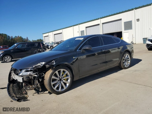 2015 Audi A7 3.0 Premium Plus with VIN WAUWGAFC5FN006320, listed as a Copart auction lot 81223374 with 159,893 mi miles and Salvage Title. Bid and sale history available at carsss.com. Image 1.