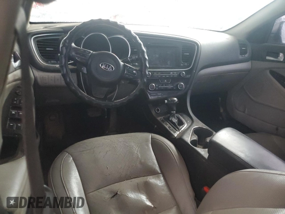 2015 Kia Optima EX with VIN 5XXGN4A73FG447349, listed as a Copart auction lot 89400895 with 235,069 mi miles and Salvage Title. Bid and sale history available at carsss.com. Image 8.
