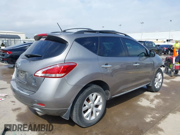 2011 Nissan Murano SL with VIN JN8AZ1MU8BW065471, listed as a IAAI auction lot 41707009 with 133,888 mi miles and . Bid and sale history available at DreamBid. Image 4.