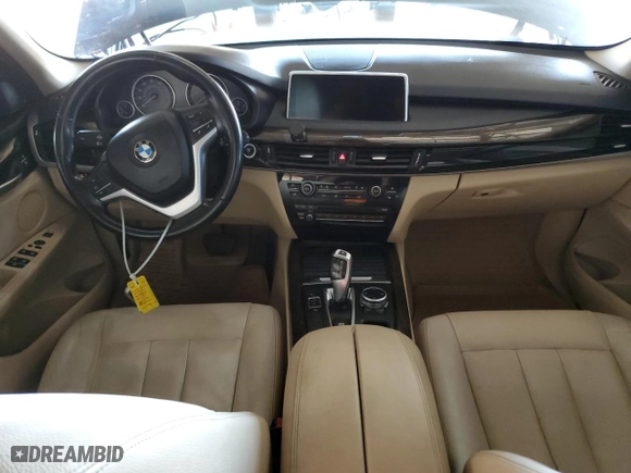 2015 BMW X5 sDrive35i with VIN 5UXKR2C59F0H35443, listed as a Copart auction lot 47558305 with 0 mi miles and Clean Title. Bid and sale history available at carsss.com. Image 8.