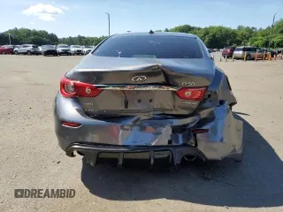 2015 Infiniti Q50 Premium z VIN JN1BV7ARXFM391291, wystawiony jako Copart lot #61765885 z przebiegiem 129 617 mil mil oraz Szkoda całkowita • Salvage title. Historia ofert i sprzedaży dostępna na DreamBid. Obrazek 6.