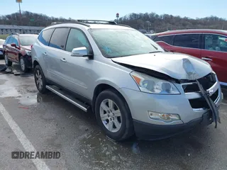 2012 Chevrolet Traverse 1LT with VIN 1GNKRGED5CJ204012, listed as a IAAI auction lot 41806346 with 115,901 mi miles and . Bid and sale history available at DreamBid. Image 1.
