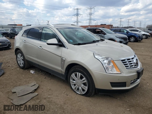 2016 Cadillac SRX Luxury Collection with VIN 3GYFNEE34GS553680, listed as a Copart auction lot 50609405 with 54,421 mi miles and Salvage Title. Bid and sale history available at carsss.com. Image 4.