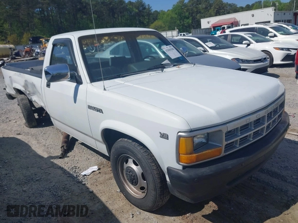 1991 Dodge Dakota S z VIN 1B7GL26XXMS302752, wystawiony jako IAAI lot #42060308 z przebiegiem 158 000 mil mil oraz . Historia ofert i sprzedaży dostępna na DreamBid. Obrazek 1.