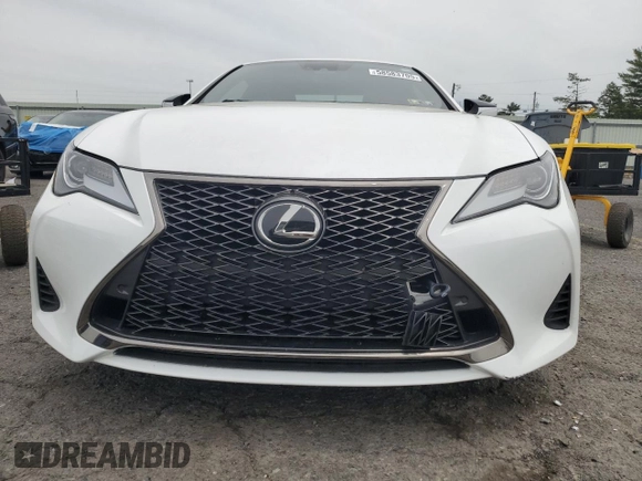 2021 Lexus RC 300 F Sport z VIN JTHGA5BC1M5011676, wystawiony jako Copart lot #58583705 z przebiegiem 50 974 mil mil oraz Szkoda całkowita • Salvage title. Historia ofert i sprzedaży dostępna na DreamBid. Obrazek 5.