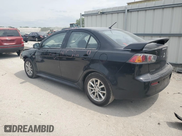 2016 Mitsubishi Lancer ES with VIN JA32U2FU5GU009149, listed as a Copart auction lot 60899235 with 124,644 mi miles and Salvage title. Bid and sale history available at DreamBid. Image 2.