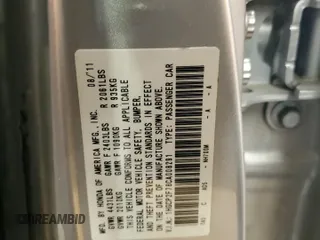 2012 Honda Accord EX z VIN 1HGCP2F78CA008291, wystawiony jako Copart lot #58614015 z przebiegiem 183 349 mil mil oraz Szkoda całkowita • Salvage title. Historia ofert i sprzedaży dostępna na DreamBid. Obrazek 12.