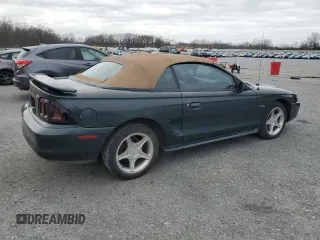 1998 Ford Mustang GT with VIN 1FAFP45XXWF160692, listed as a Copart auction lot 47210885 with 180,035 mi miles and Salvage Title. Bid and sale history available at carsss.com. Image 3.