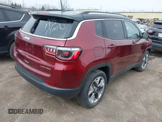 2021 Jeep Compass Limited with VIN 3C4NJDCB4MT593331, listed as a IAAI auction lot 41967104 with 18,389 mi miles and . Bid and sale history available at carsss.com. Image 4.