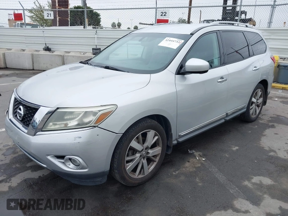 2014 Nissan Pathfinder SL with VIN 5N1AR2MN6EC726507, listed as a IAAI auction lot 42444733 with 136,280 mi miles and . Bid and sale history available at DreamBid. Image 18.