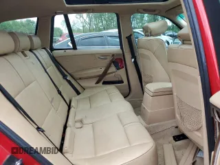 2007 BMW X3 3.0si with VIN WBXPC93447WF08350, listed as a Copart auction lot 55138105 with Not Provided miles and Non Repairable. Bid and sale history available at DreamBid. Image 10.