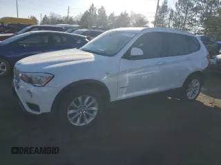 2016 BMW X3 xDrive28i with VIN 5UXWX9C53G0D77127, listed as a Copart auction lot 44121245 with 141,689 mi miles and Salvage Title. Bid and sale history available at carsss.com. Image 1.