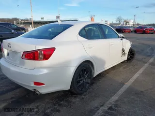 2013 Lexus IS 250 with VIN JTHCF5C27D5063030, listed as a IAAI auction lot 41475197 with 120,501 mi miles. Bid and sale history available at carsss.com. Image 4.