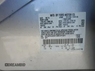 2016 Ford Edge SE с VIN 2FMPK4G91GBC41221, выставлен на аукционе Copart как лот 53158715 с пробегом 173 630 миль миль и Списание • Salvage title. История ставок и продаж доступна на DreamBid. Изображение 13.