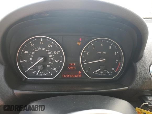 2010 BMW 1 Series 135i with VIN WBAUC7C5XAVK96283, listed as a Copart auction lot 41792315 with 142,364 mi miles and Salvage Title. Bid and sale history available at carsss.com. Image 9.