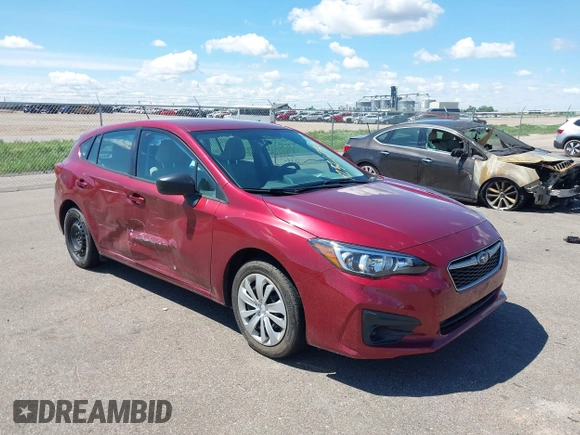 2017 Subaru Impreza with VIN 4S3GTAA69H3710376, listed as a IAAI auction lot 42326736 with 53,803 mi miles and . Bid and sale history available at DreamBid. Image 1.