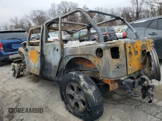 2018 Jeep Wrangler JK Unlimited Altitude with VIN 1C4BJWEG4JL811427, listed as a Copart auction lot 85540544 with Not Provided miles and Salvage Title. Bid and sale history available at carsss.com. Image 2.