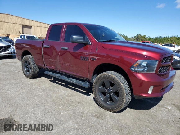 2018 Ram 1500 Tradesman with VIN 1C6RR6FT2JS244604, listed as a Copart auction lot 47931445 with 130,440 mi miles and Salvage title. Bid and sale history available at DreamBid. Image 4.
