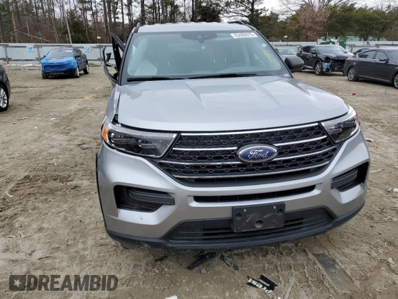 2021 Ford Explorer XLT with VIN 1FMSK8DH2MGA57763, listed as a Copart auction lot 43480875 with 35,545 mi miles and Salvage Title. Bid and sale history available at carsss.com. Image 5.