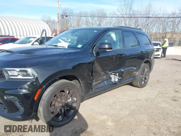 2021 Dodge Durango GT Plus with VIN 1C4RDJDG7MC522752, listed as a IAAI auction lot 41278846 with 39,178 mi miles. Bid and sale history available at carsss.com. Image 6.
