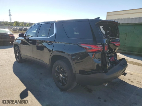 2022 Chevrolet Traverse LS with VIN 1GNERFKW4NJ147916, listed as a Copart auction lot 49444435 with 34,868 mi miles and Salvage Title. Bid and sale history available at carsss.com. Image 2.