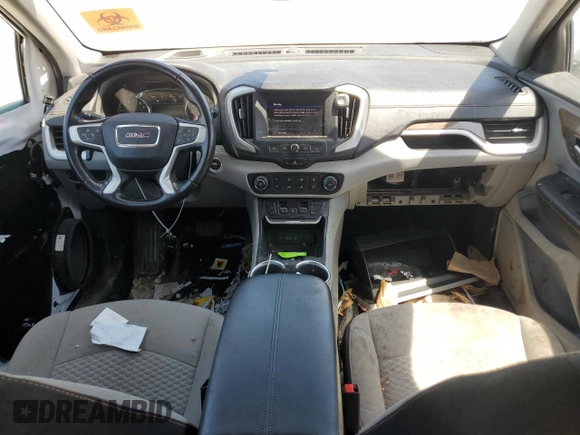 2020 GMC Terrain SLE with VIN 3GKALMEV1LL196758, listed as a Copart auction lot 56225255 with 139,329 mi miles and Salvage title. Bid and sale history available at DreamBid. Image 8.