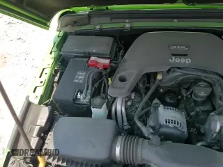 2018 Jeep Wrangler Sport with VIN 1C4GJXAG9JW274716, listed as a Copart auction lot 59608235 with 60,943 mi miles and Salvage title. Bid and sale history available at DreamBid. Image 16.