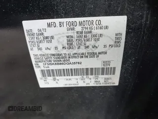 2013 Ford Explorer с VIN 1FM5K8B86DGA35782, выставлен на аукционе IAAI как лот 42352880 с пробегом 139 974 миль миль и . История ставок и продаж доступна на DreamBid. Изображение 9.