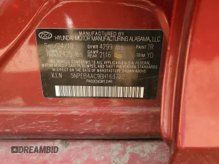 2011 Hyundai Sonata GLS with VIN 5NPEB4AC9BH163722, listed as a Copart auction lot 54074575 with 126,711 mi miles and Salvage Title. Bid and sale history available at DreamBid. Image 12.