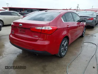 2014 Kia Forte EX with VIN KNAFX4A81E5220515, listed as a IAAI auction lot 42073436 with 132,405 mi miles. Bid and sale history available at carsss.com. Image 4.