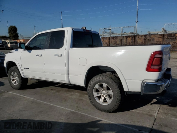 2020 Ram 1500 Laramie with VIN 1C6SRFDT0LN253615, listed as a Copart auction lot 49910145 with 77,895 mi miles and Salvage Title. Bid and sale history available at carsss.com. Image 2.
