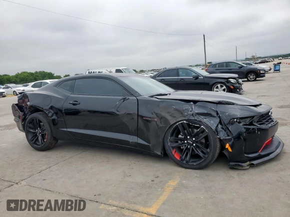 2021 Chevrolet Camaro 1LT with VIN 1G1FB1RS5M0132846, listed as a Copart auction lot 58764365 with 62,148 mi miles and Salvage title. Bid and sale history available at DreamBid. Image 4.
