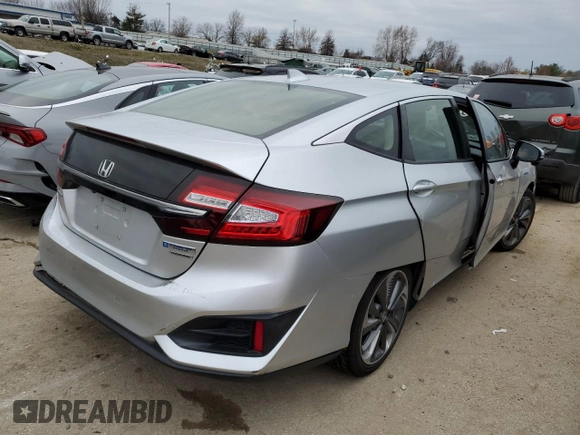 2018 Honda Clarity Plug-In Hybrid Touring with VIN JHMZC5F39JC005855, listed as a Copart auction lot 36923934 with 0 mi miles. Bid and sale history available at carsss.com. Image 3.