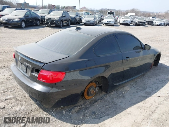 2013 BMW 3 Series 335is with VIN WBAKG1C57DJ217513, listed as a IAAI auction lot 41153004 with 1 mi miles. Bid and sale history available at carsss.com. Image 4.
