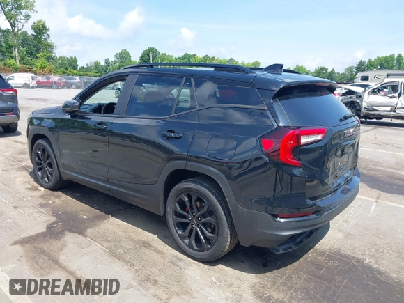 2022 GMC Terrain SLE with VIN 3GKALMEV5NL207280, listed as a IAAI auction lot 42489040 with 16,501 mi miles and . Bid and sale history available at DreamBid. Image 3.