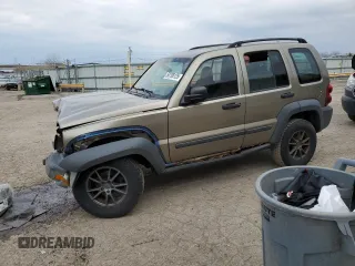 2007 Jeep Liberty Sport with VIN 1J4GL48K97W716464, listed as a Copart auction lot 50798125 with 166,534 mi miles and Salvage Title. Bid and sale history available at carsss.com. Image 1.