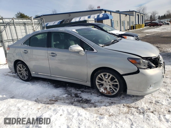 2010 Lexus HS 250h with VIN JTHBB1BAXA2009095, listed as a Copart auction lot 87185274 with 105,470 mi miles and Salvage Title. Bid and sale history available at DreamBid. Image 4.