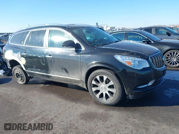 2017 Buick Enclave Leather with VIN 5GAKRBKD3HJ315814, listed as a IAAI auction lot 41657341 with 132,156 mi miles and . Bid and sale history available at DreamBid. Image 1.