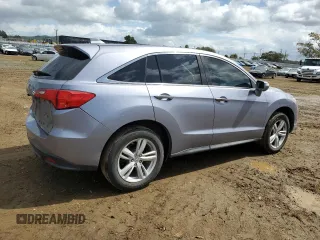 2015 Acura RDX Tech Pkg with VIN 5J8TB3H59FL005733, listed as a Copart auction lot 50652225 with 124,559 mi miles and Salvage Title. Bid and sale history available at carsss.com. Image 3.