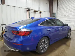 2019 Honda Insight Touring with VIN 19XZE4F90KE003576, listed as a Copart auction lot 52188155 with 52,457 mi miles and Salvage Title. Bid and sale history available at DreamBid. Image 3.