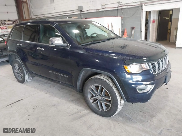 2017 Jeep Grand Cherokee Limited with VIN 1C4RJFBG3HC742369, listed as a IAAI auction lot 41673371 with 71,365 mi miles. Bid and sale history available at carsss.com. Image 1.
