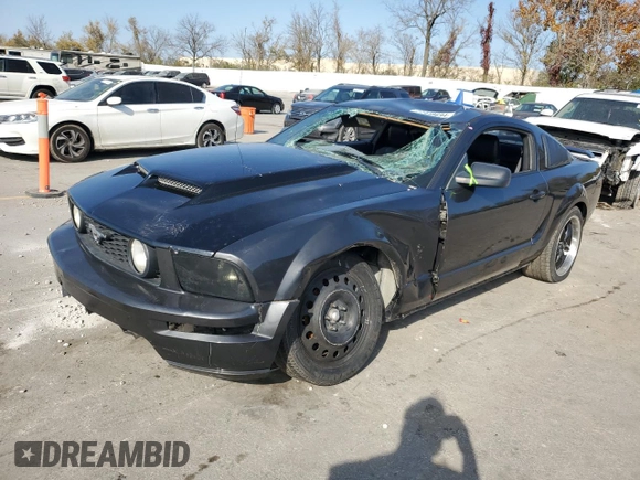 2007 Ford Mustang GT Deluxe with VIN 1ZVHT82H975240198, listed as a Copart auction lot 77448694 with Not Provided miles and Salvage Title. Bid and sale history available at carsss.com. Image 1.