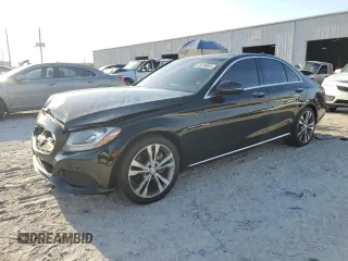 2017 Mercedes-Benz C with VIN WDDWF4JB6HR241526, listed as a Copart auction lot 53878065 with 86,857 mi miles and Salvage Title. Bid and sale history available at carsss.com. Image 1.