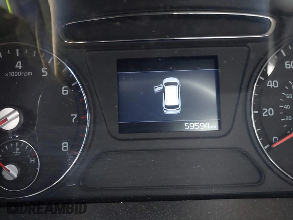 2019 Kia Sorento L with VIN 5XYPG4A3XKG605229, listed as a IAAI auction lot 41827291 with 59,594 mi miles. Bid and sale history available at carsss.com. Image 16.