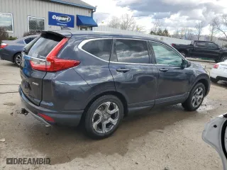 2019 Honda CR-V EX-L with VIN 5J6RW2H88KL021993, listed as a Copart auction lot 46496295 with 37,646 mi miles and Salvage Title. Bid and sale history available at carsss.com. Image 3.