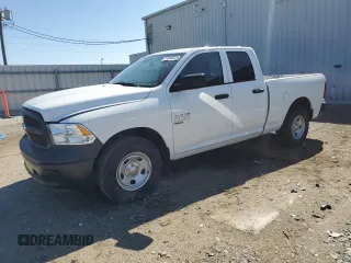 2023 Ram 1500 Tradesman z VIN 1C6RR6FGXPS551983, wystawiony jako Copart lot #44650645 z przebiegiem 1 329 mil mil oraz Szkoda całkowita • Salvage title. Historia ofert i sprzedaży dostępna na DreamBid. Obrazek 1.